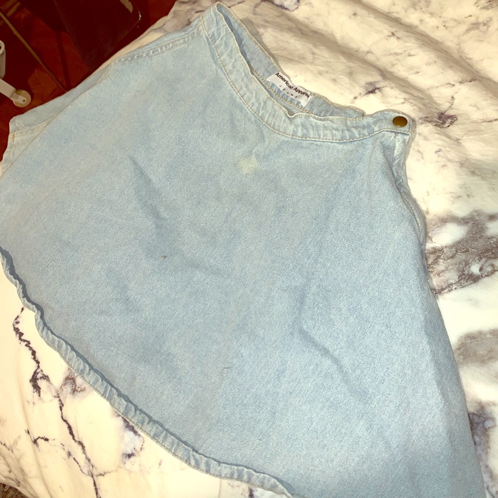 American apparel Jean skirt